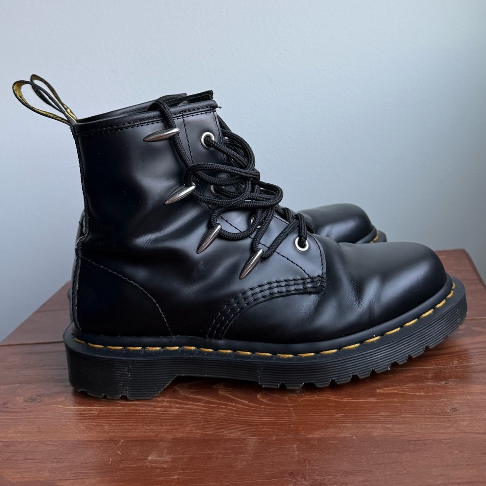 Dr Martens Size 36EU 4M 5L 1460 Alienware Danuibo Black Leather Boots Lace Up